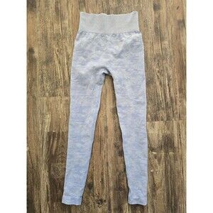 AYBL Evolve Seamless Leggings, Blue Camo, Size XS